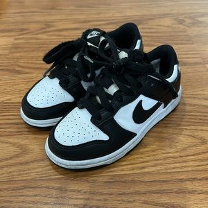 Panda black and White Dunks Little Kids 11.5C
